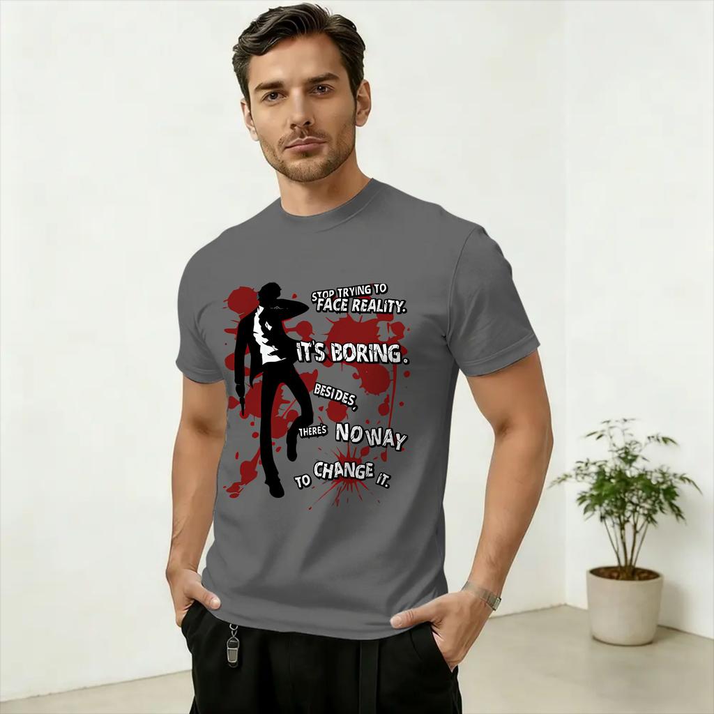 Yu Narukami PPersonas Unisexs T Shirt Casual Tees Short Sleeve Round Collar TShirts 100 Cotton Gift Clothes