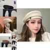 Stylish Women's Beret Hat For Fall And Winter Cozy British Wool Felt Cap