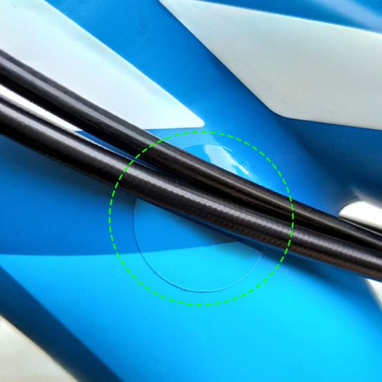 Naklejka ochronna na ramę łańcucha do jazdy na zewnątrz, zapobiegająca otarciom i zarysowaniom, na rower górski lub szosowy