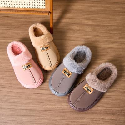 Fashion Fashion Women's Winter Slippers Indoor and Outdoor Warmth Anti-slip Comfort Thick Sole Casual Couple Home Shoes Zapatos De Mujer