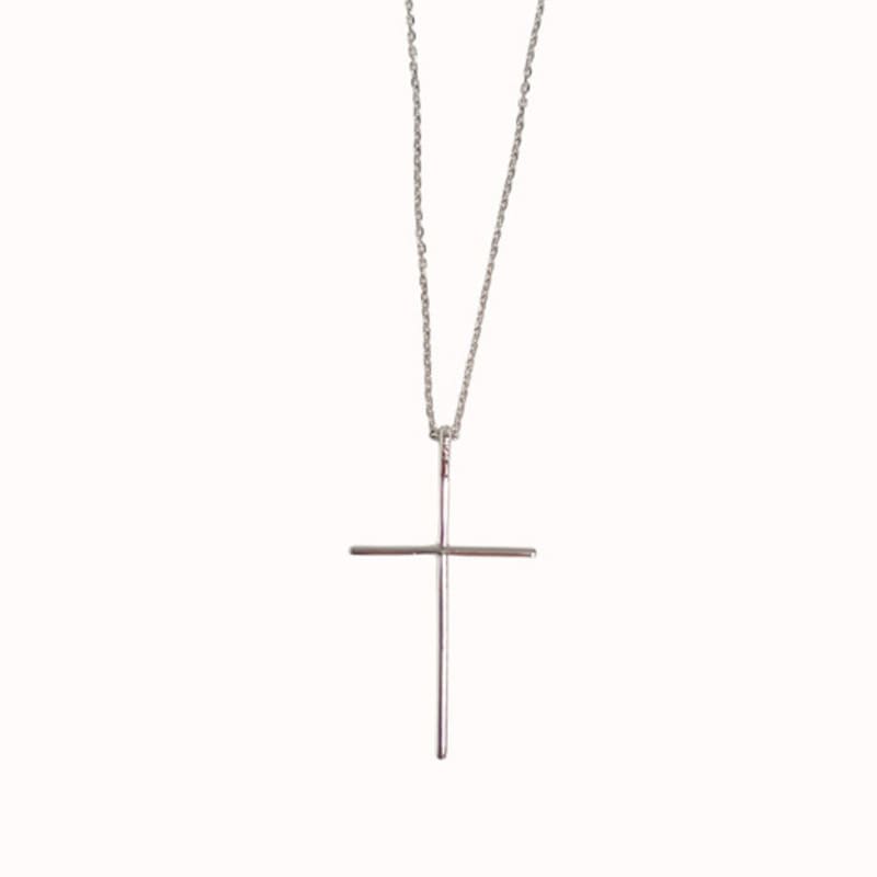 Objet213 Classic Cross Long Necklace
