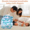 3PCS Cloth Diaper Strong Water Absorption Baby Nappy Adjustable Baby Cloth Diaper Without Side Leakage