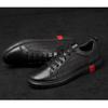 Scarpe in Vera Pelle Uomo Sneakers Nere Ins Marca di Moda Scarpe Uomo Pelle di Mucca Calzature Maschili Taglia Grande 45