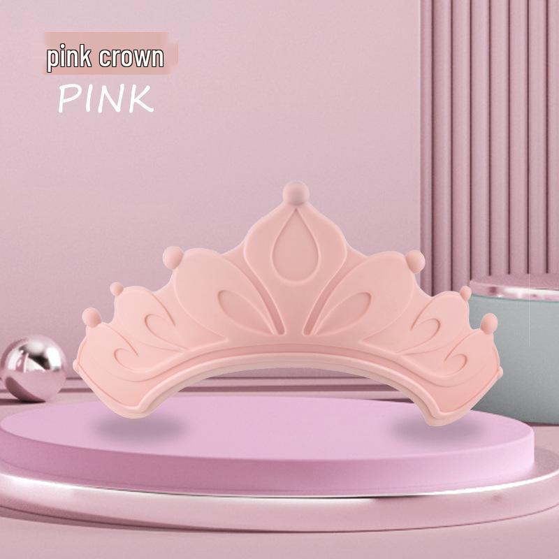 

Adjustable Waterproof Baby & Toddler Shampoo Cap with Ear Protection вишневый розовый