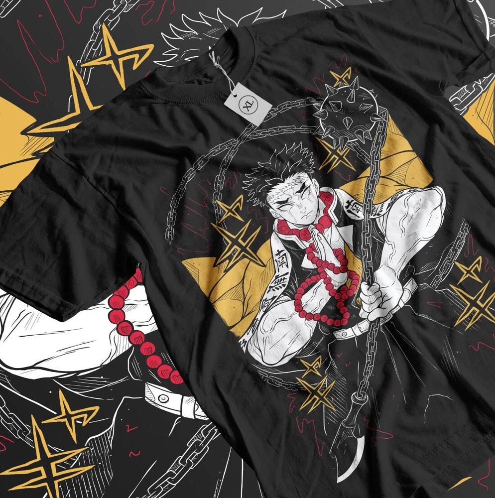 Gyomei Himejima Stone Hashira Horror Tshirt Anime S