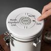 Coffee Beans Vacuum Storage Jar Stainless Steel Jars Aesthetic Hermetic Grains Container Elegant Luxury Nut Containers with Lid