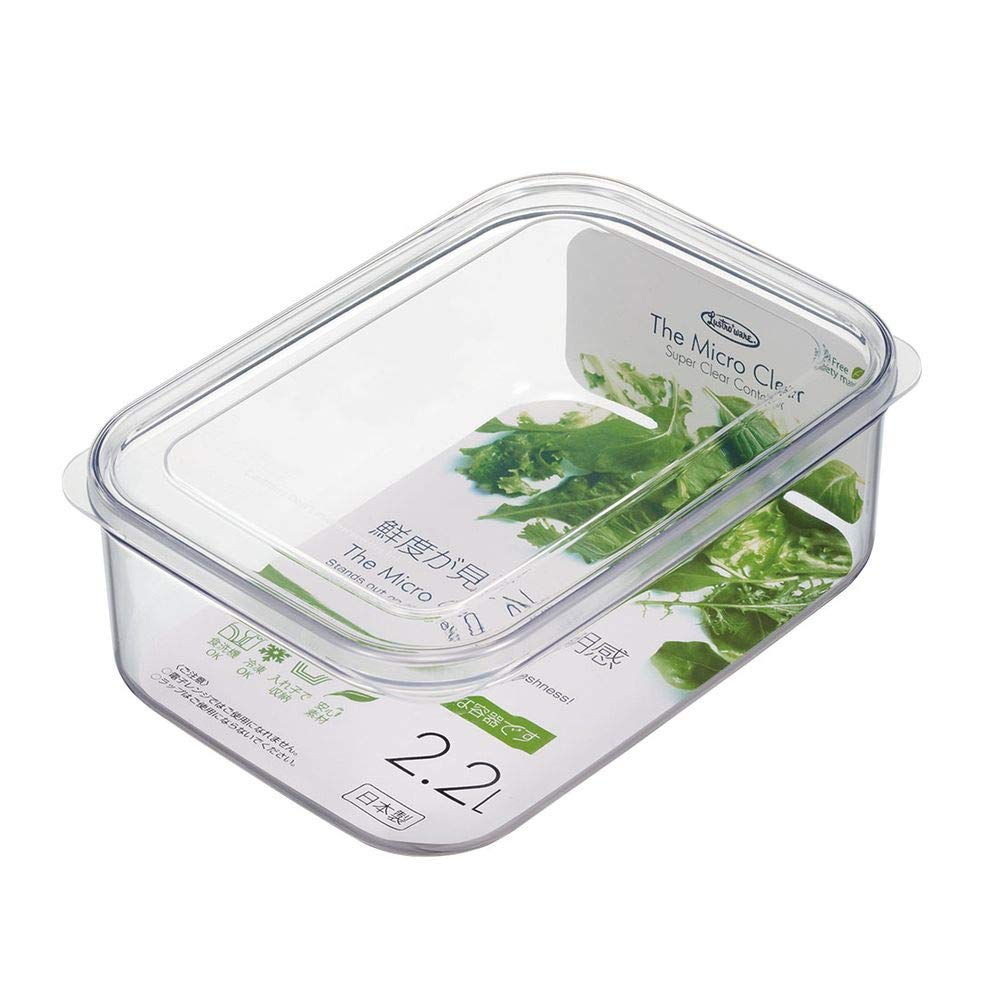 

Iwasaki Kogyo Micro Clear Food Case LL Size Natural IR07600