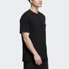 Adidas Neo Front Pocket And Fun Graphic Back Crew Neck Short Sleeve T-Shirt Men Tops Black H55278