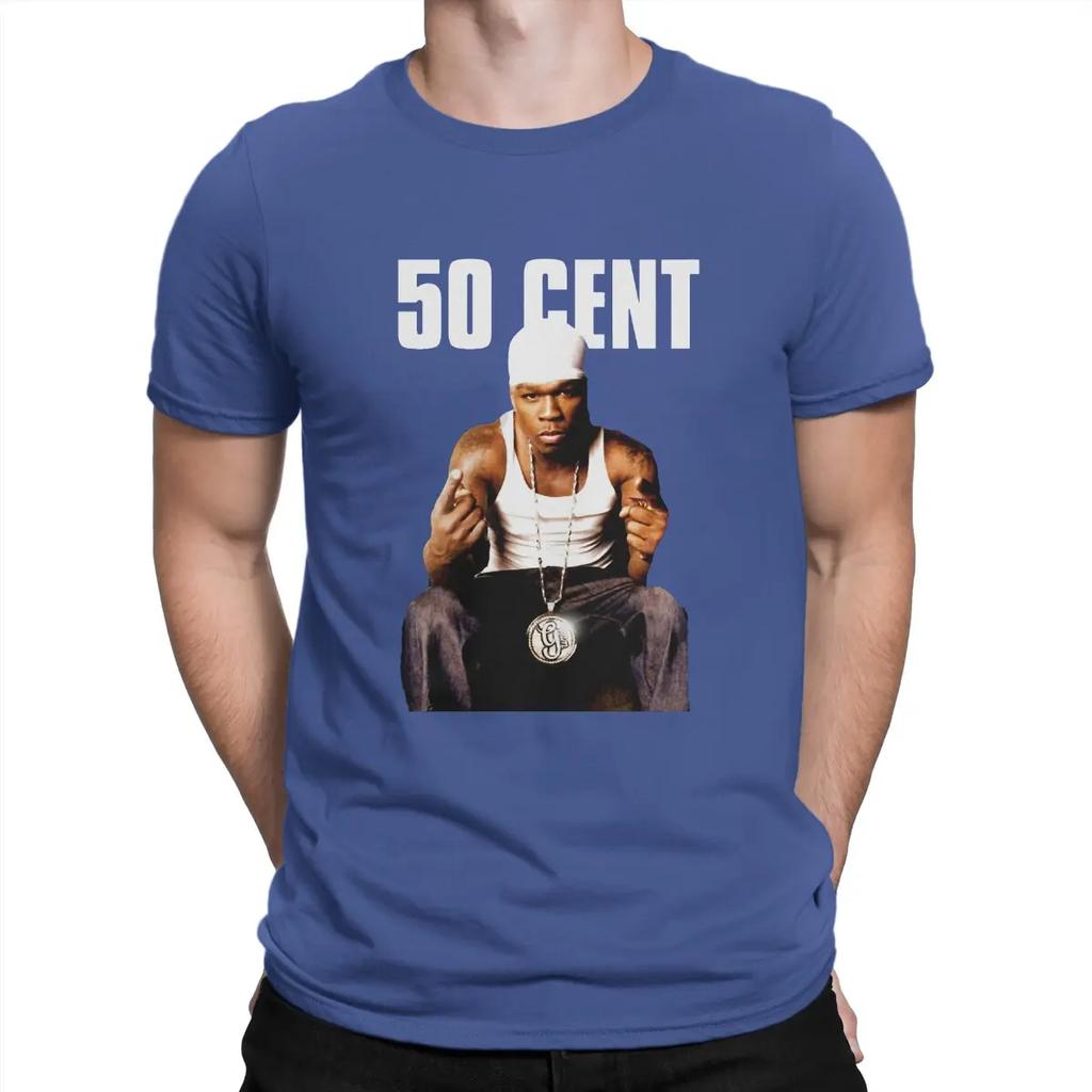 50 Cent Man TShirt Popular American Rap Singer Fashion T Shirt Graphic Streetwear Hipster
