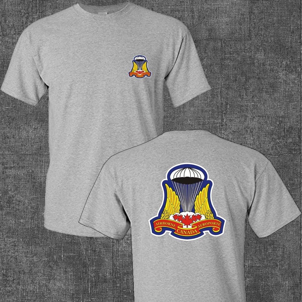 Canadian Airborne Regiment Elite Men s Grey Size S to 5XL 3XL