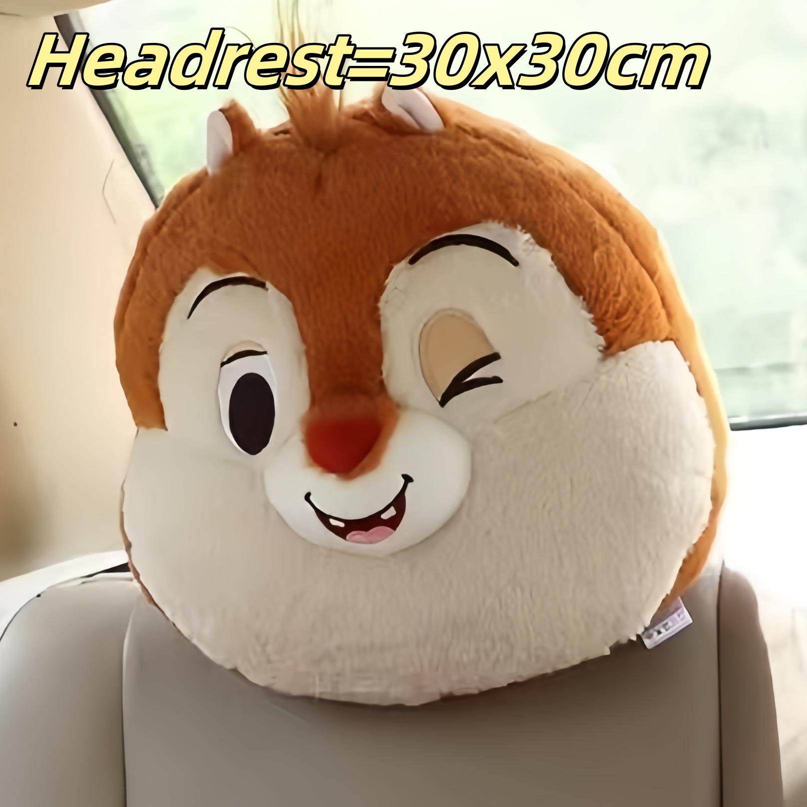 Mooi Chip en Dale Rugkussen Hoofdsteun Auto Decor Kussen Gevuld Anime Knuffel Pluche Bank Bed Kerstcadeaus As Picture