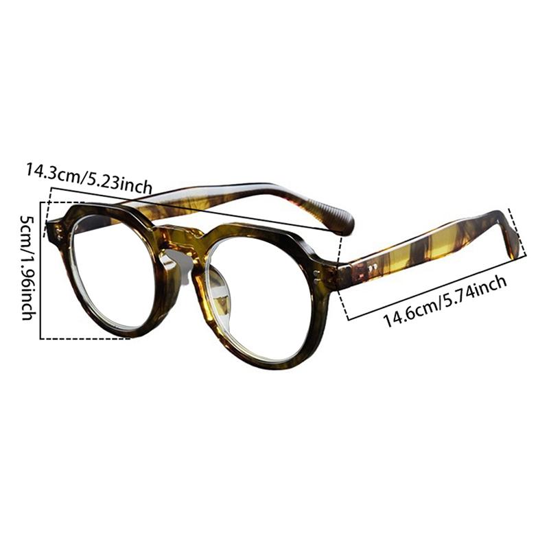 Vintage Round Glasses Men Fashion Tortoiseshell Rim Optical Frames Women New Trendy Retro Blue Light Blocking Eyeglasses