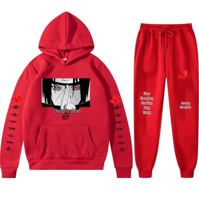 Naruto 2025 Uchiha Itachi Hoodie & Pants Set for Men & Women