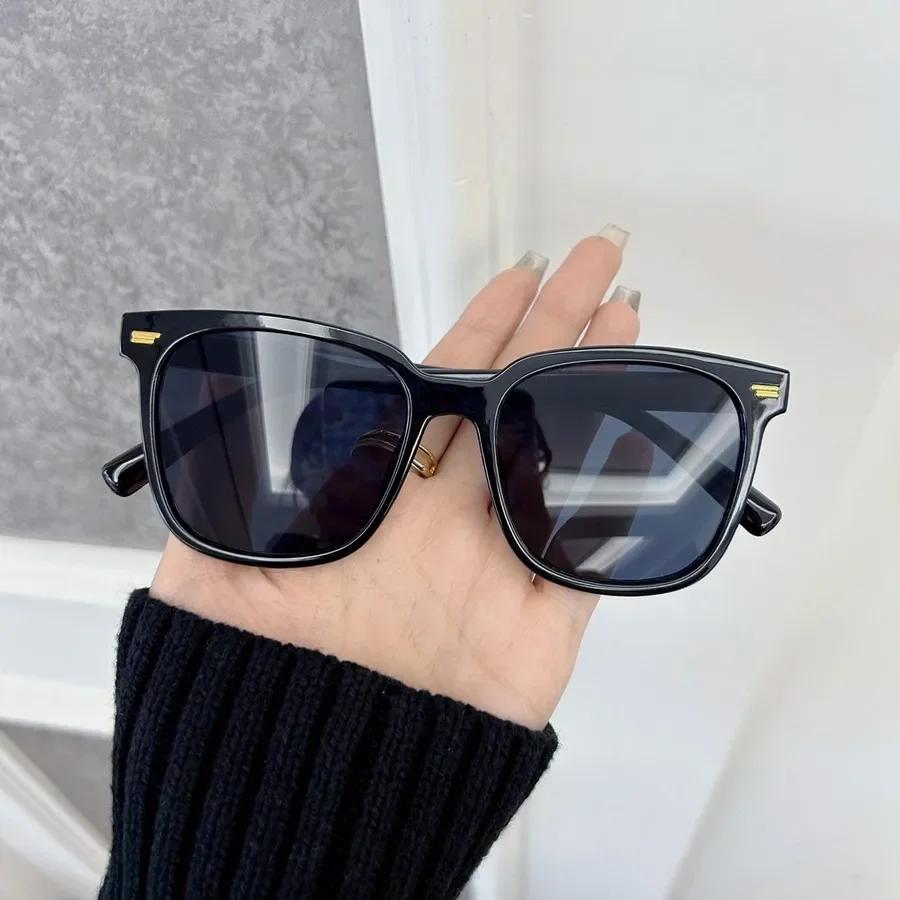 Designer Brand Square Sunglasses Women Men Colorful Big Frame Sun Glasses Female Mirror Black Cool Fashion