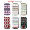 New Simple Ethnic Style Long Zipper Wallet Plaid Wallet Pattern