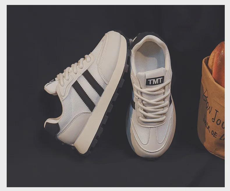 Thick-Soled Women's Mesh Waffle Sneakers - Spring & Summer Casual Sports Shoes FD-6688-1