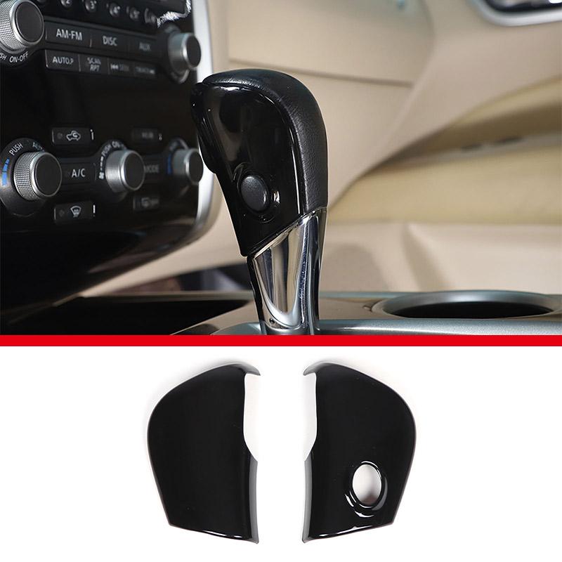 For Nissan Pathfinder 2013-2018 ABS Carbon Fiber Car Gear Head Protection Cover Decorative Stickers Car Accessories