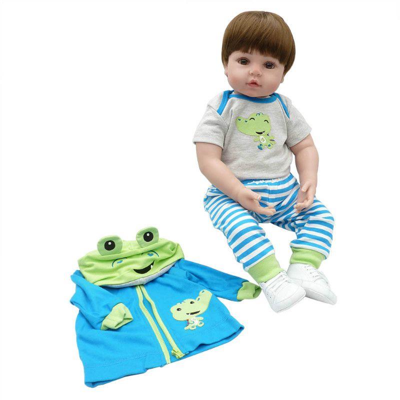 Adorable Silicone Reborn Baby Boy Doll With Realistic Features And Soft Vinyl
