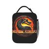 Vintage Mortal Kombat Insulated Lunch Bag Thermal Bag Meal Container High Capacity Lunch Box Tote Food Handbags College