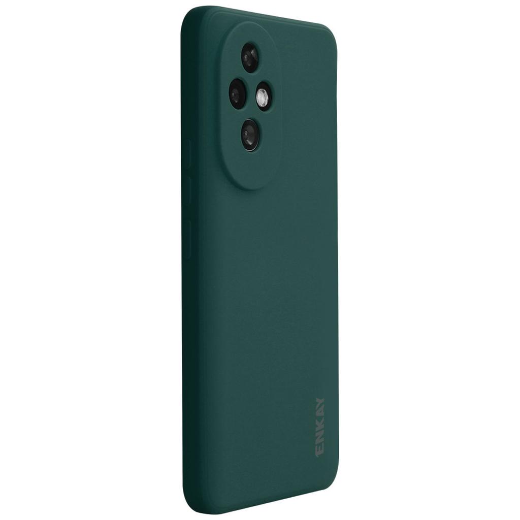 ENKAY HAT PRINCE For Honor 200 Pro 5G Liquid Silicone Case Straight Edge Phone Cover