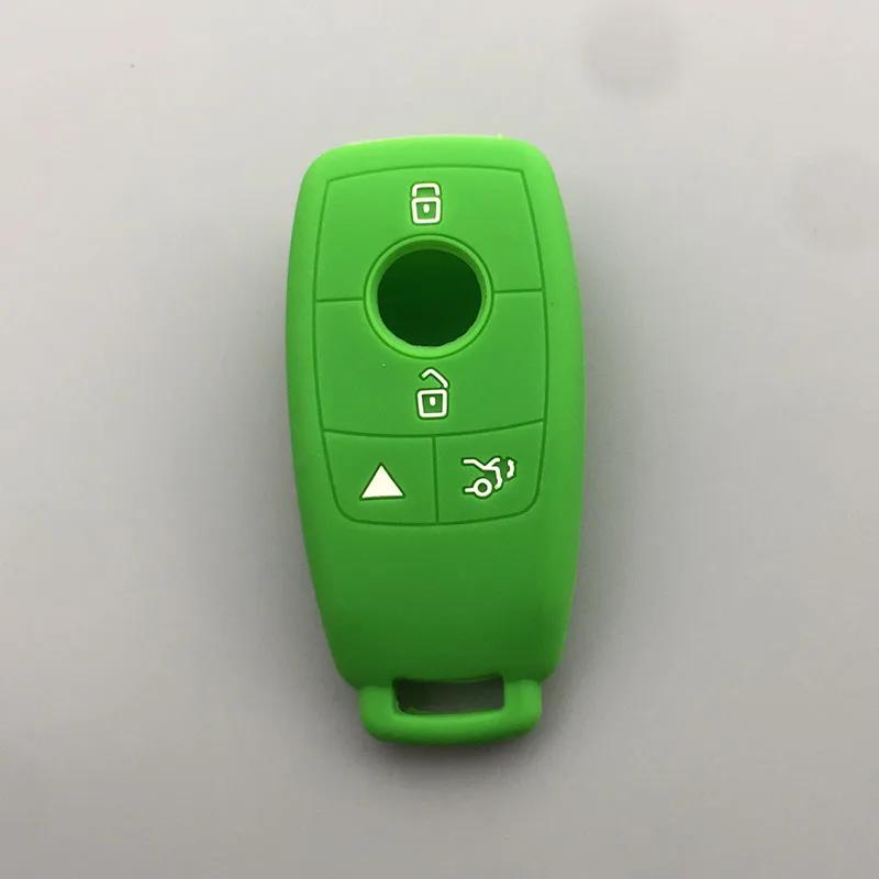 Silicone Car Key Fob Case Cover Holder Accessories For Mercedes-Benz New A C E S Gle Cls W177 W205 C205 W213 W222 W167 C257 Key