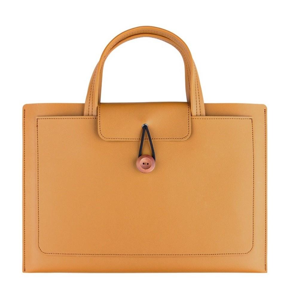 Large Capacity Handheld Bag Rectangle Carrying Case Messenger Briefcase Women's Bag
