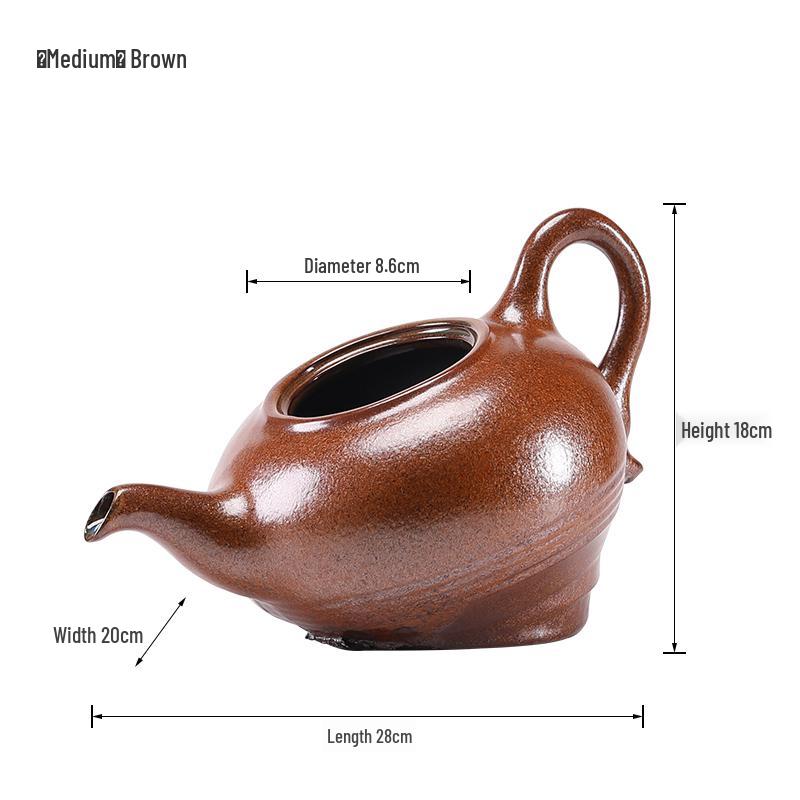 Eco Tank Pottery Jar: Ancient Flow Filtration Ornament for Oxygenating Fish, Courtyard Landscaping, and Fountain Decoration.