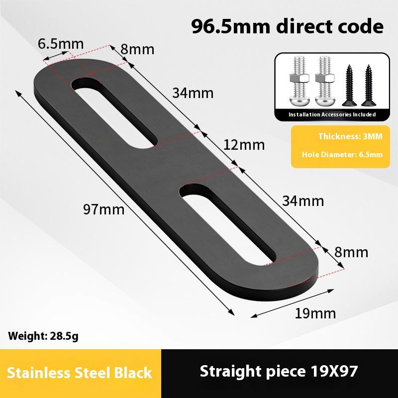 2 Stück Edelstahl Verstellbarer 90-Grad-Winkel L-Form, Eckwinkel, Mehrere Größen Geeignet für Schränke Möbel