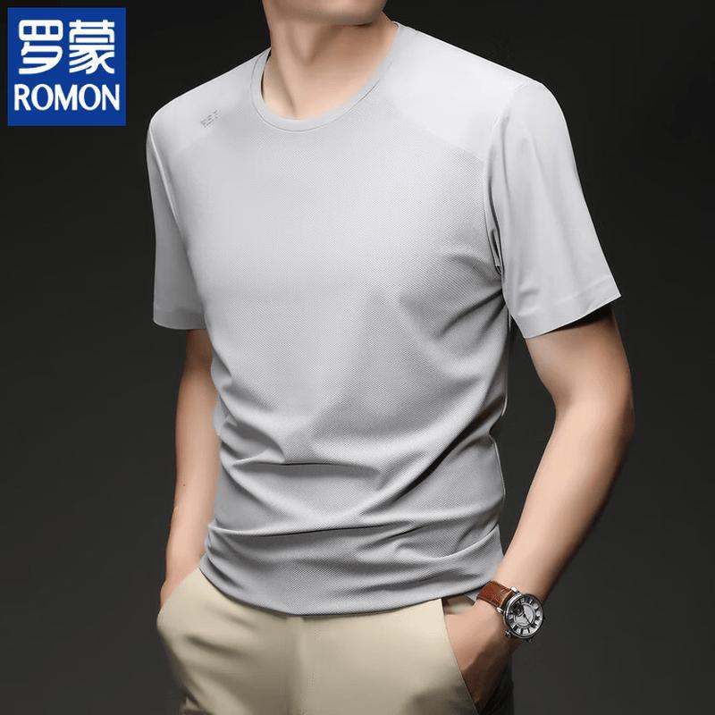ROMON Men s 2026 Summer Quick-Dry Short Sleeve T-Shirt 54