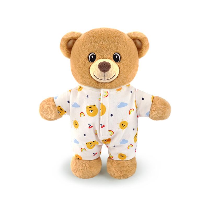 

Plush Bear Toy With Sleepwear For Kids Gift And Soft Pp Cotton Fill Bear