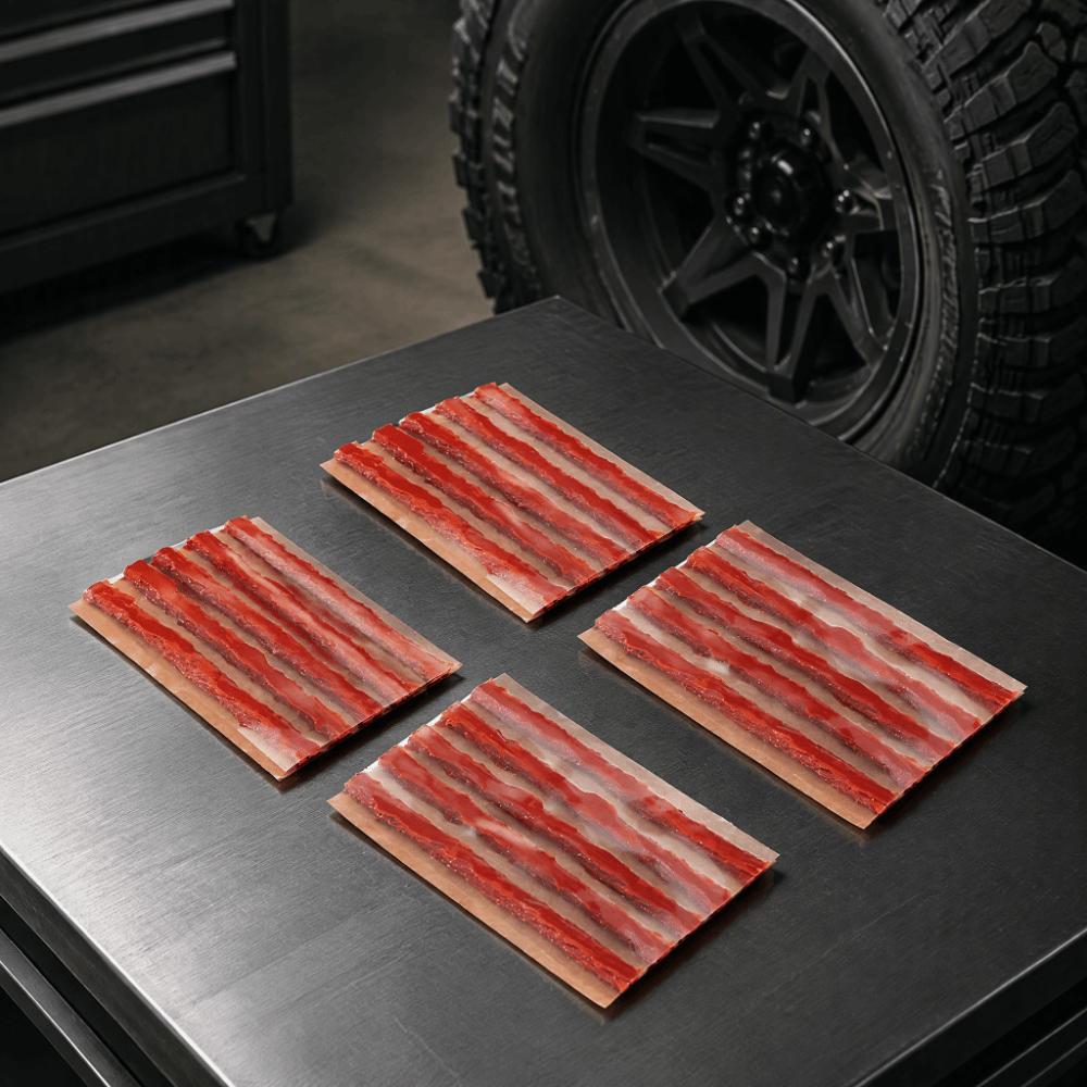 20pcs Portable Tire Repair Plug Instant Repair Rubber Sealing Strip Puncture Repair Tool Car