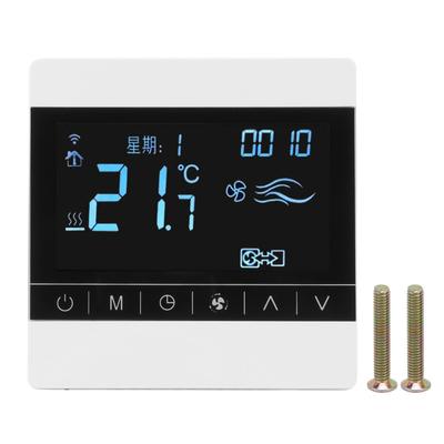 Thermostat LCD Fan Coil Klimaanlage Panel Schalter Haushalt Smart Temperatur Controller AC 220V