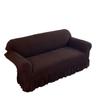 Universal Elastic Sofa Cover: Solid Color, Cross-Border Gauze Skirt, All-Season, Thickened Protection