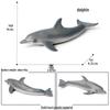 Marine Animal Simulation Model Figures: Shark, Dolphin, Hammerhead, Crab, Squid, Starfish for Kids' Education