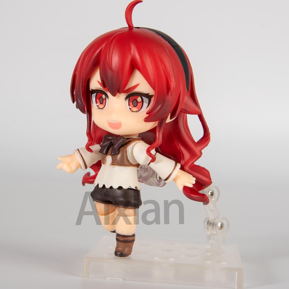 Aixlan#1567 Mushoku Tensei Figure Roxy Cute Edition 10CM Jobless Reincarnation PVC Action Figure Amine Collectible Figurine
