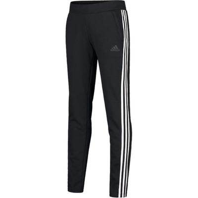 adidas Three Stripe Simple Lace-Up Casual Mid-Rise Sports Pants Women Pants Black DT2408
