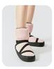 Cozy Velvet-Lined Strappy Ballet Practice Shoes