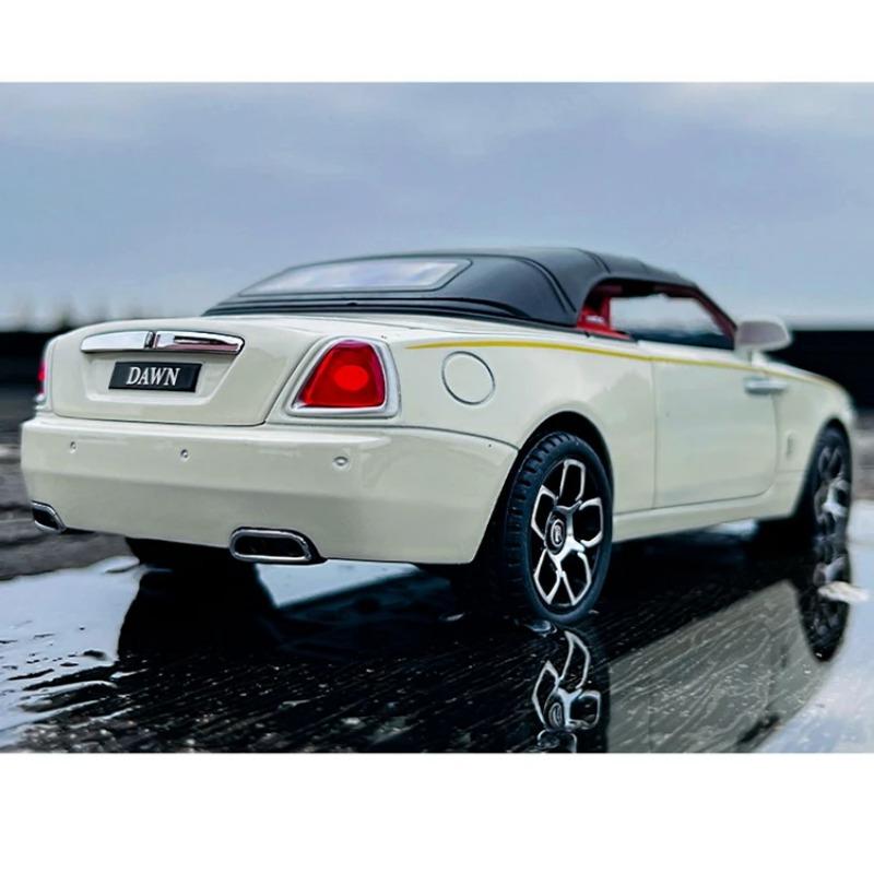 1/24 Rolls Royce Dawn Alloy Luxy Car Model Diecasts Metal Toy Vehicles Car Model Simulation Sound and Light Childrens Toys Gift