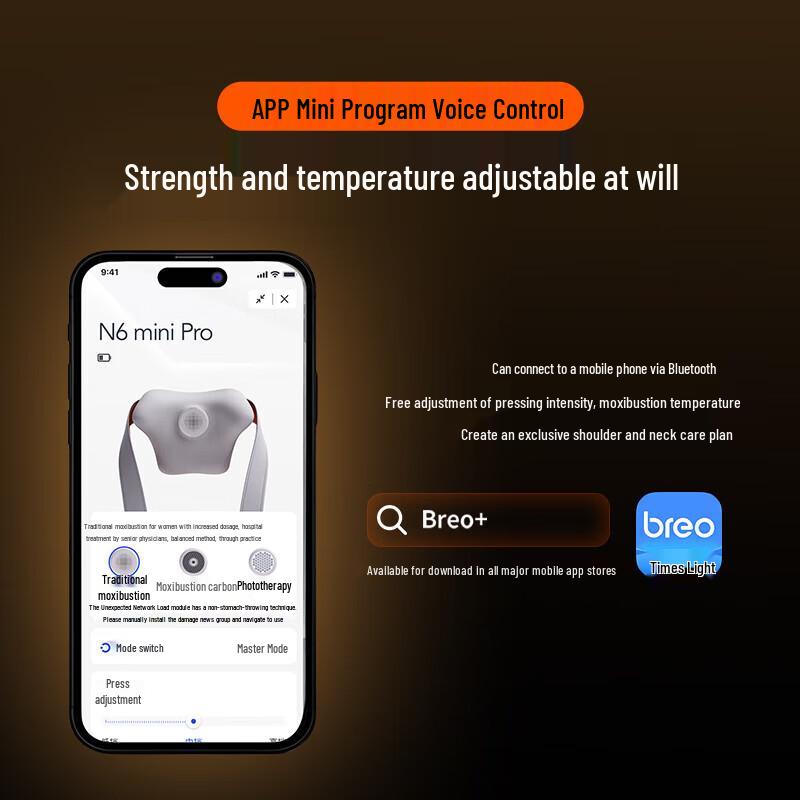 breo N6 mini Pro Moxibustion Neck and Shoulder Massager