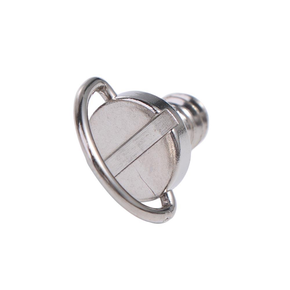 Adapter Screw Adapter Quick Release Silver Tripod Screw Camera Screw D-Ring Screw 1/4 Inch Screw