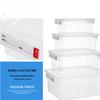 WOHO Transparent Refrigerator Storage Containers