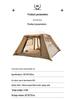 Automatic Two-in-One Inflatable Camping Tent with Awning