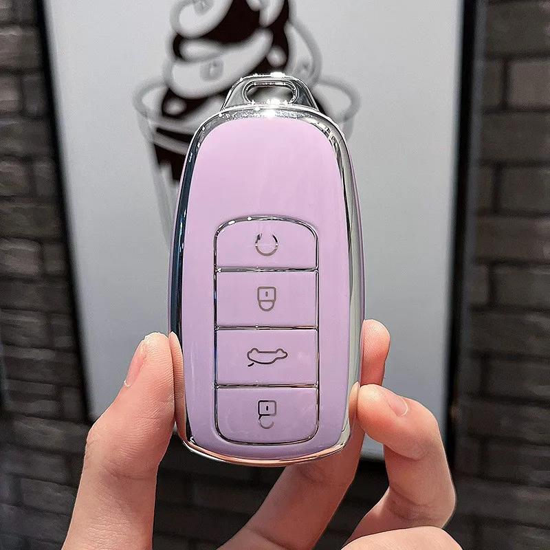 TPU Car Key Case Cover for Chery Tiggo 8 Pro Tiggo 8plus New 5 Plus 7pro Chery Tiggo 7 Pro Max Omoda 5 C5 Modod Protector Fob