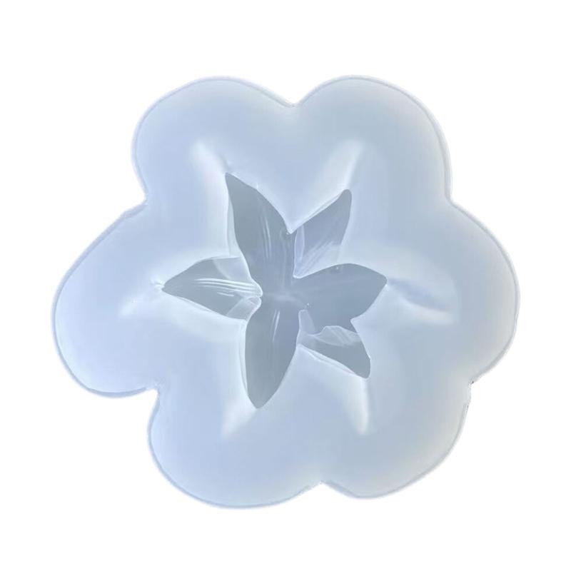 Flower Resin Casting Mold with Petal Detail, Flexible Silicone Mold for Pendants, Keychain Charms, Wax Plaster and Soft Clay Craft Projects