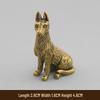 Solid Brass 3D Zodiac Animal Ornaments - Set of 12 for Home or Office Decor