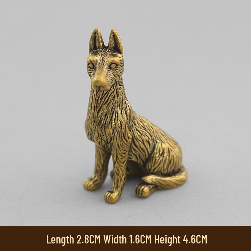 Solid Brass 3D Zodiac Animal Ornaments - Set of 12 for Home or Office Decor