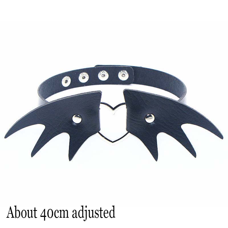 Femeie Negru Punk Guler Choker Colier Sexy Piele PU Lacăt Inimă Cheie Spike Choker Gothic Accesorii Cosplay Bijuterii Petrecere