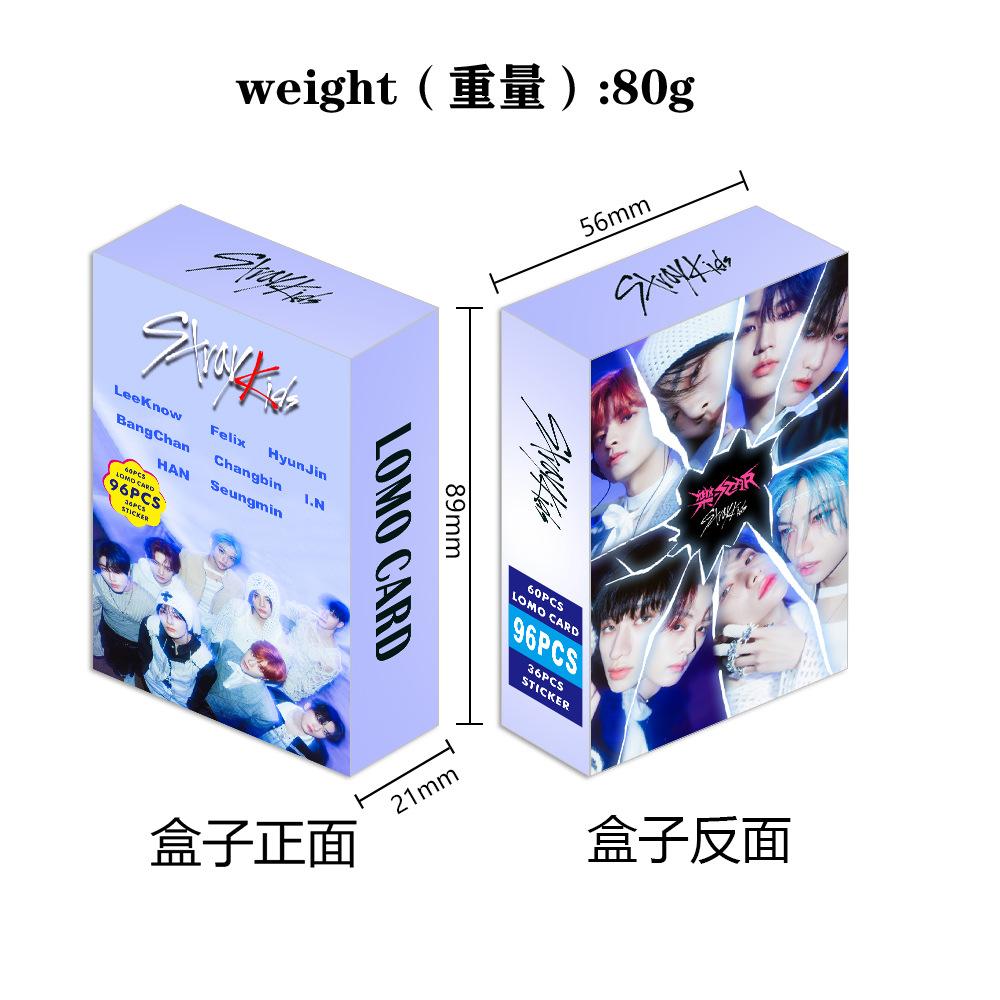 Straykids Pcs Lomo Cards New Album Photo And Stickers Collectible Kpop Merchandise For Fans Collection 96 60 36 Kid Friendly Entertaining Fun Play