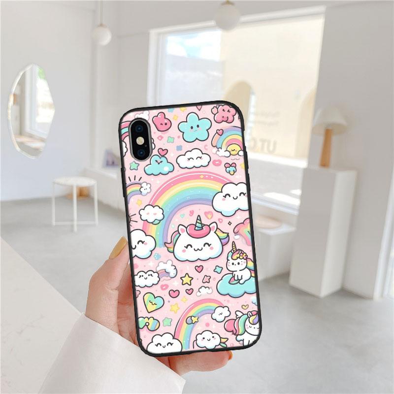 IX6 Cartoon Unicorn New Luxury Phone Case for Xiaomi Mi POCO C50 C51 C55 C65 X6 F6 F5 M6 C75 A1 A2 A3 5X 6X Lite Pro