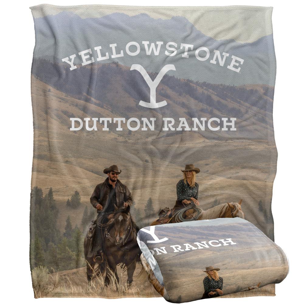 Yellowstone Silky Horse Riding Rip & Beth Supersoft Blanket